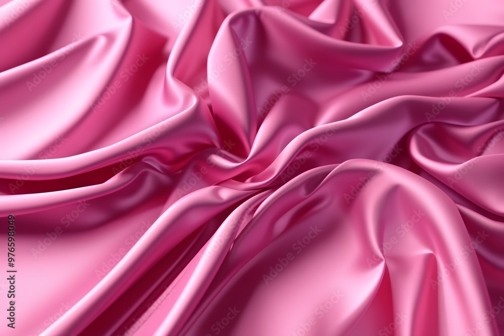 Abstract magenta fabric silk texture background, 3d rendering. Digital drawing.
Abstract magenta fabric silk texture background, 3d rendering. Digital drawing.