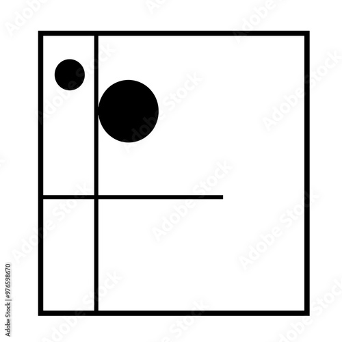 This design showcases an abstract icon composed of bold black shapes and lines on a clean white background, reflecting a modern and minimalist aesthetic Free Download This design showcases an abstract icon composed of bold black shapes and lines on a clean white background, reflecting a modern and minimalist aesthetic - GFXLoad