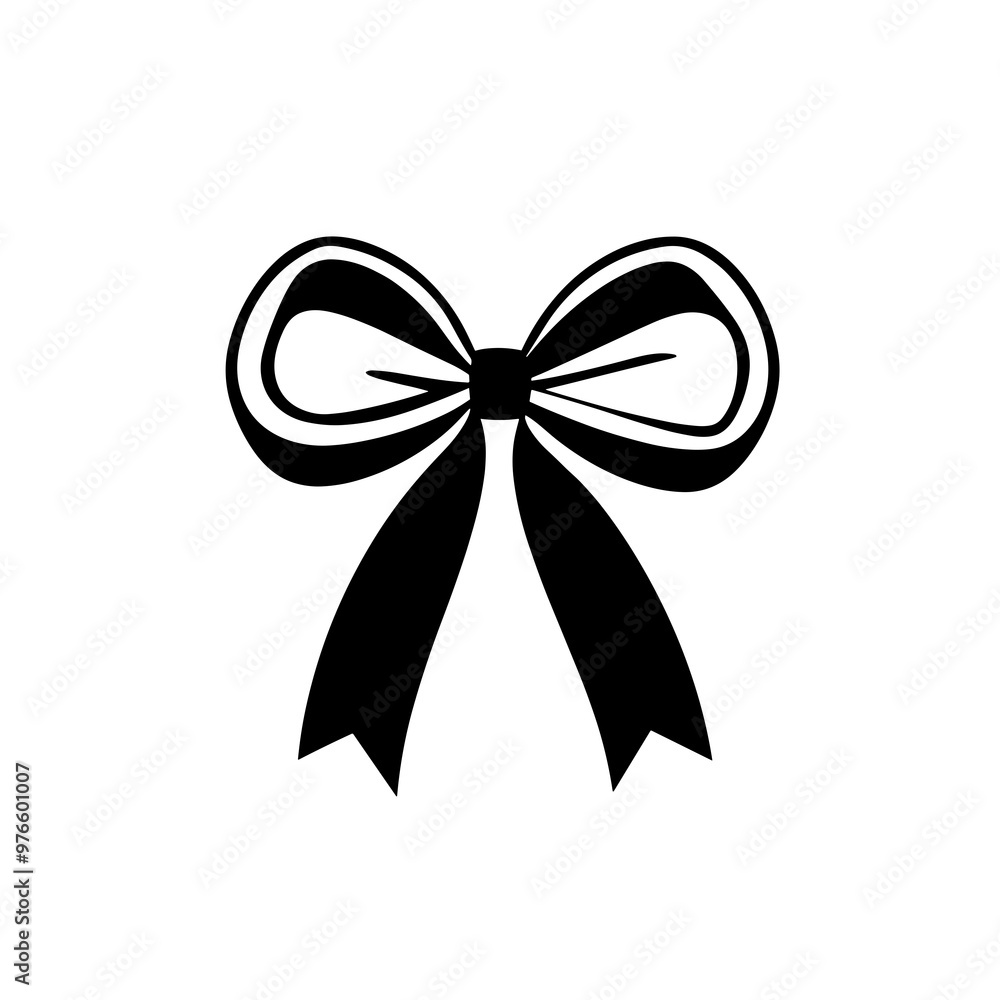 This decorative black bow icon serves as a versatile graphic element ideal for invitations, gift wrapping, or festive decorations during special events This decorative black bow icon serves as a versatile graphic element ideal for invitations, gift wrapping, or festive decorations during special events