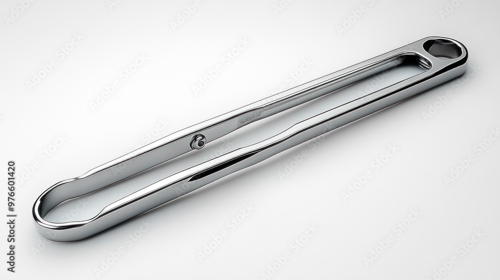 A shiny metal safety pin designed for fastening fabric. A shiny metal safety pin designed for fastening fabric.