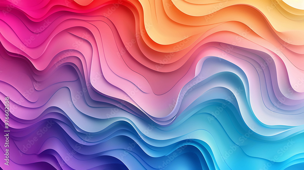 Abstract colorful wavy paper background. Abstract colorful wavy paper background.