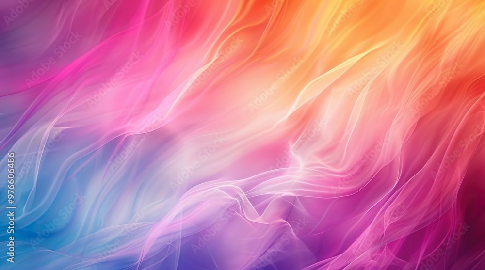 Soft Abstract Flowing Light Waves Soft Abstract Flowing Light Waves