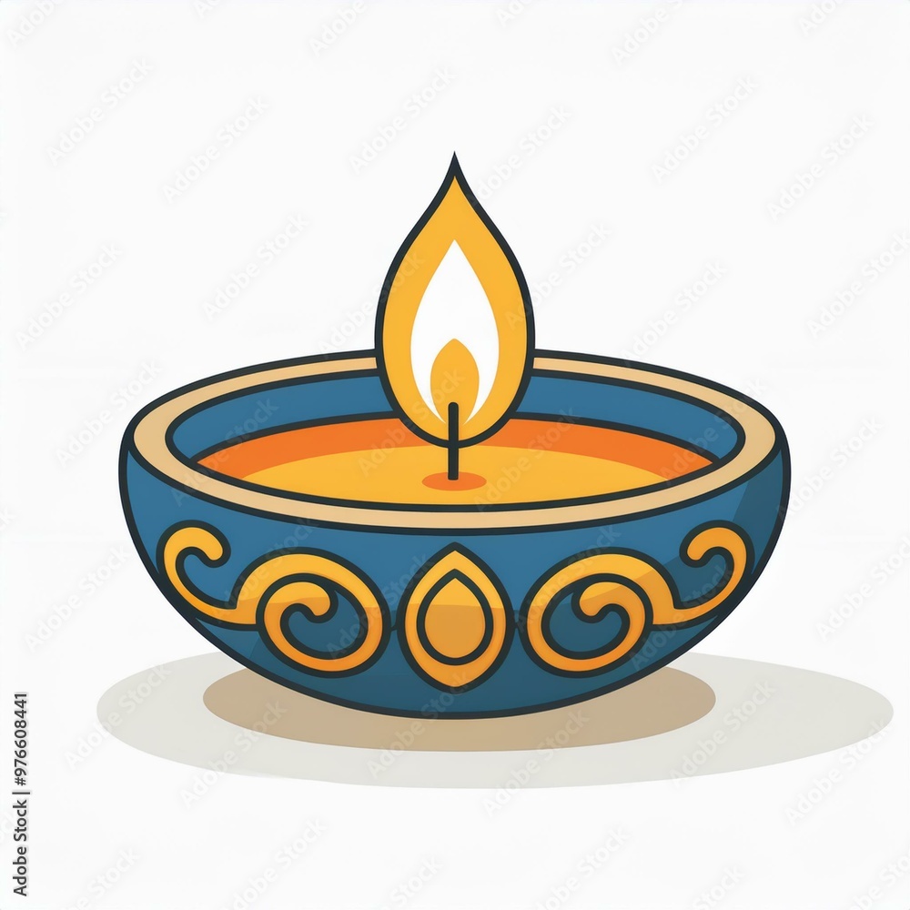 Happy Diwali diya lamp, Indian festival of lights Happy Diwali diya lamp, Indian festival of lights