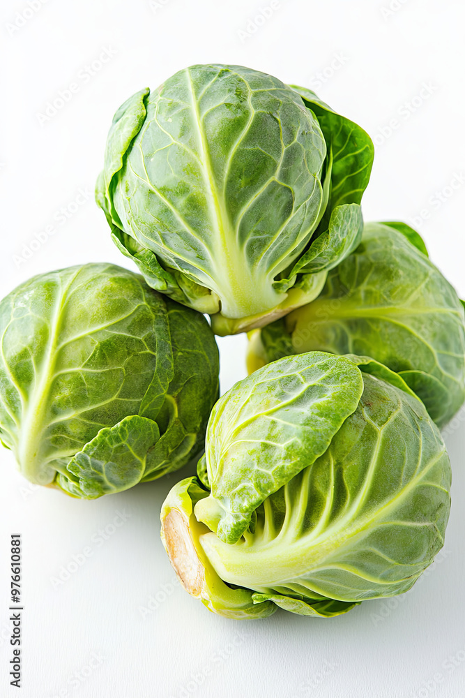 Whole Brussels sprouts isolated on white background
Whole Brussels sprouts isolated on white background