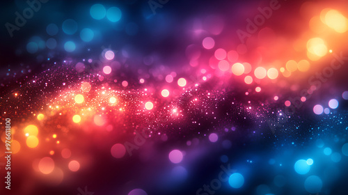 abstract background with bokeh