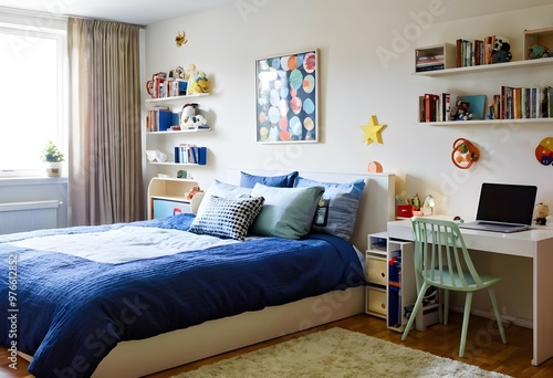 interior of boy's bedroom