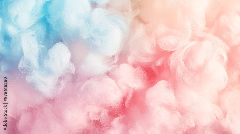45. Abstract depiction of cotton candy in soft pastel colors, blending light hues and delicate forms to create a sweet and playful background 45. Abstract depiction of cotton candy in soft pastel colors, blending light hues and delicate forms to create a sweet and playful background
