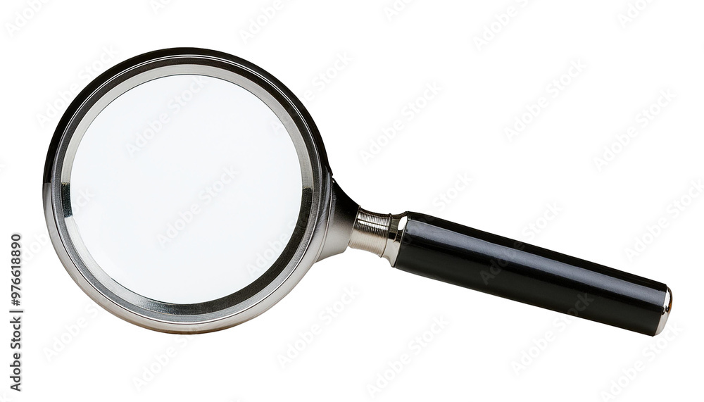 Creative vector illustration of realistic magnifying glass isolated on transparent background. Art design search, inspection symbol. Abstract concept magnifier zoom, tool with hand lens element Creative vector illustration of realistic magnifying glass isolated on transparent background. Art design search, inspection symbol. Abstract concept magnifier zoom, tool with hand lens element