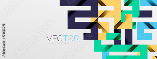 Color bend lines with shadow texture effect. Vector Illustration For Wallpaper, Banner, Background, Card, Book Illustration, landing page