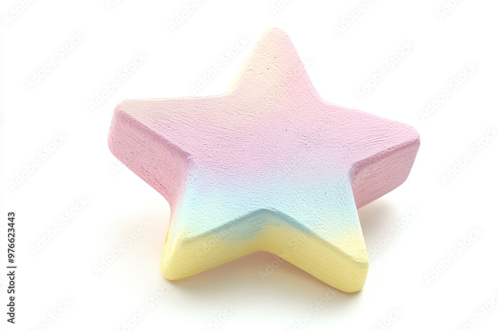 Rainbow star isolated on white background. Rainbow star isolated on white background.