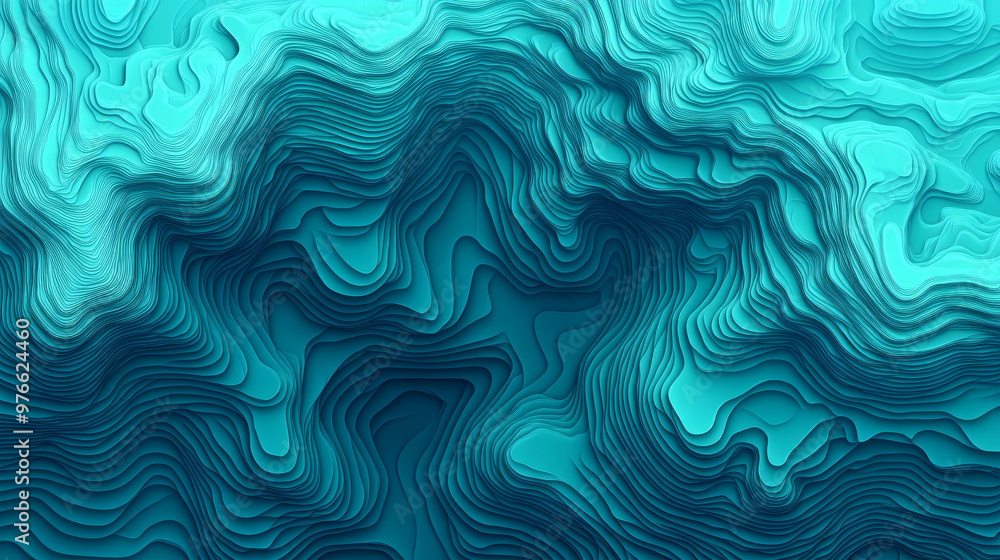 3D sea and ocean depth topographic map banner background. Curved, wavy lines in a vector illustration. Depicts hills, rivers, and mountains. Geography concept.
3D sea and ocean depth topographic map banner background. Curved, wavy lines in a vector illustration. Depicts hills, rivers, and mountains. Geography concept.