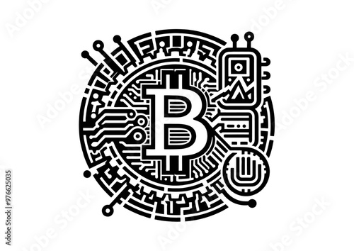 Future digital money, currency, Bitcoin, Ethereum, cryptocurrency