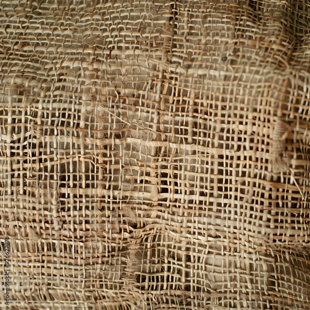 Natural abaca fiber upholstery showcases intricate weaving patterns, highlighting its unique texture and earthy tones. This sustainable material adds warmth and character to any design Natural abaca fiber upholstery showcases intricate weaving patterns, highlighting its unique texture and earthy tones. This sustainable material adds warmth and character to any design