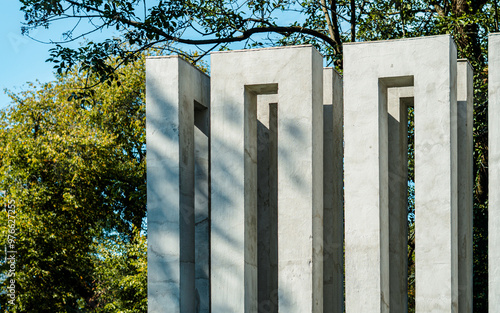 concrete structure in park