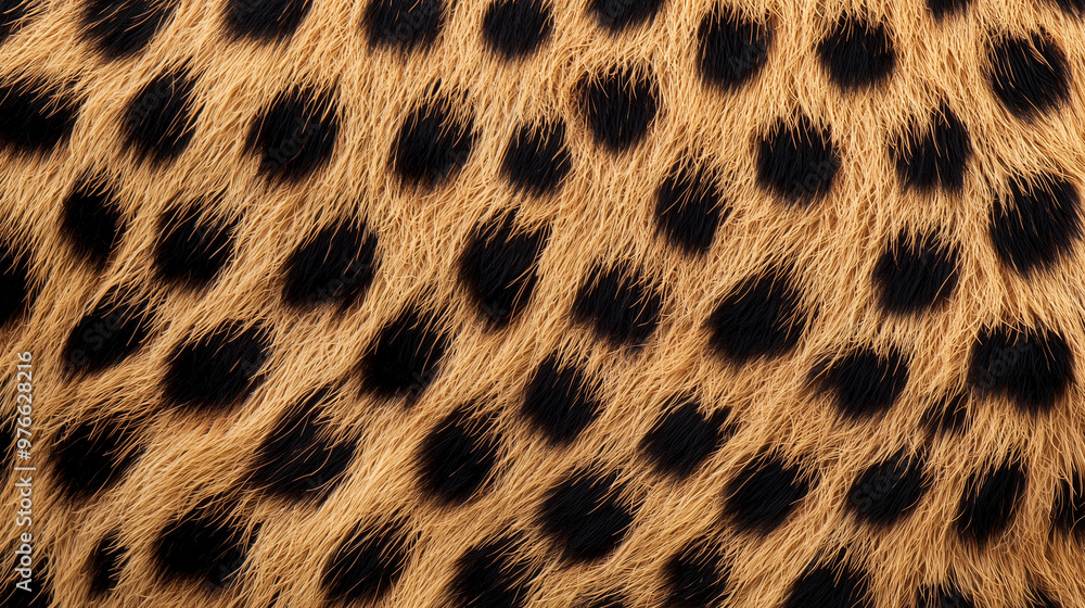 Cheetah Fur Pattern with Distinctive Spots for a Wild Look Cheetah Fur Pattern with Distinctive Spots for a Wild Look