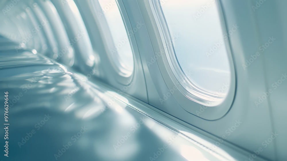 Airplane Window View Abstract Background Airplane Window View Abstract Background