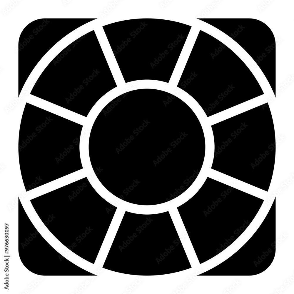 Obraz premium icon summer glyph