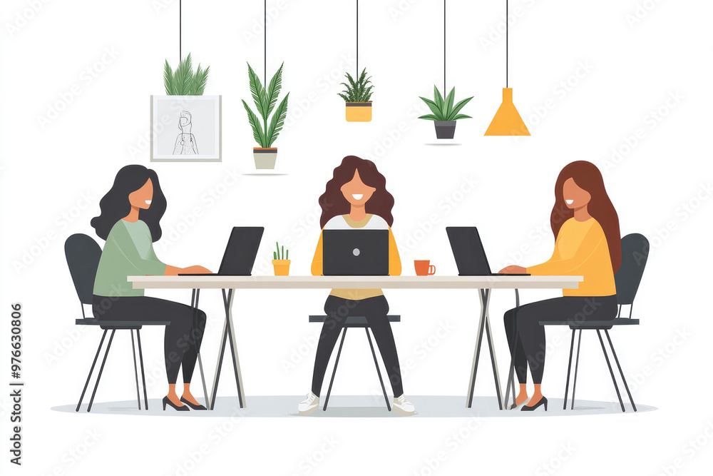 Colleagues who are talking in the office Colleagues who are talking in the office