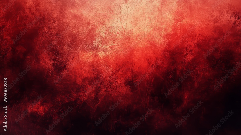 Dramatic Red Grunge Texture Background Dramatic Red Grunge Texture Background