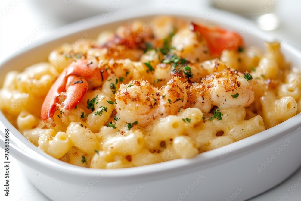 Indulge in the rich and flavorful combination of creamy macaroni and cheese topped with succulent lobster, a culinary masterpiece perfect for any occasion. Indulge in the rich and flavorful combination of creamy macaroni and cheese topped with succulent lobster, a culinary masterpiece perfect for any occasion.
