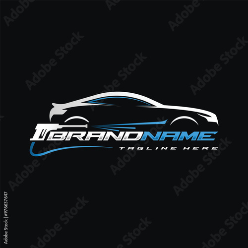 Illustration vector graphic of pressure power wash spray logo design template