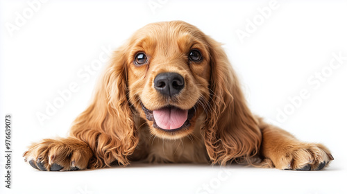 cute English cocker spaniel...