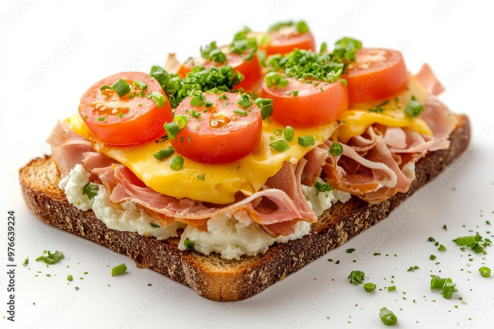 Strammer Max is a popular German open-faced sandwich featuring ham, cheese, tomatoes, and a creamy spread, all served on a toasted bread. It's a hearty and satisfying meal that's perfect for any occas Strammer Max is a popular German open-faced sandwich featuring ham, cheese, tomatoes, and a creamy spread, all served on a toasted bread. It's a hearty and satisfying meal that's perfect for any occas