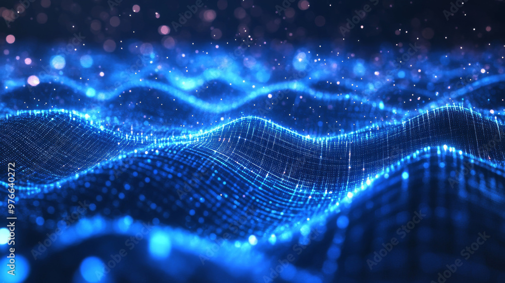 custom made wallpaper toronto digitalDigital wave particles grid with a big data background. Features spreading sound wave circles and streaming data. Includes a futuristic circular sound wave and big data visualization in a 3D virtual.