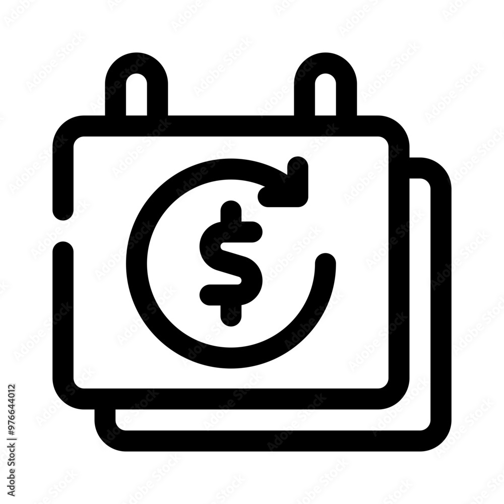 subscription line icon subscription line icon