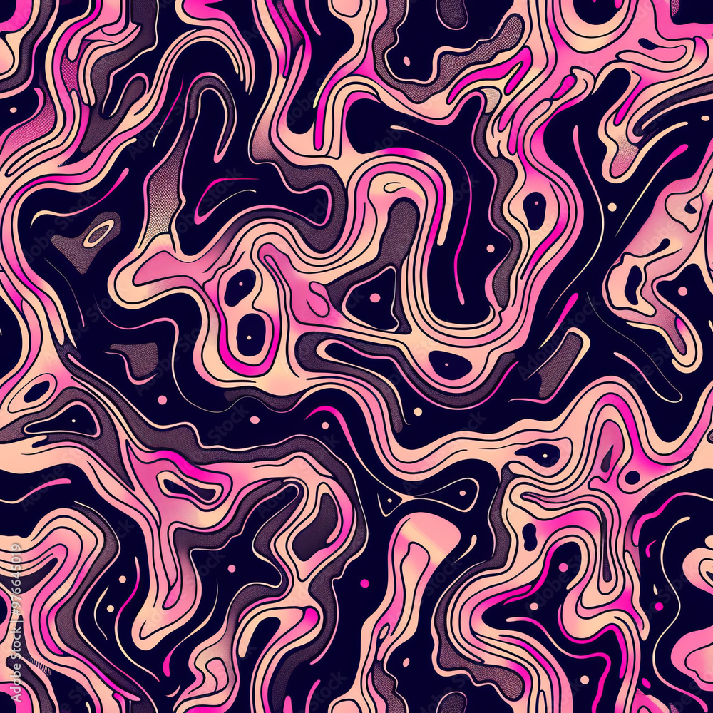 Abstract patterns in vibrant pink and purple hues create mesmerizing visual experience. fluid shapes and lines evoke sense of movement and depth, perfect for artistic projects Abstract patterns in vibrant pink and purple hues create mesmerizing visual experience. fluid shapes and lines evoke sense of movement and depth, perfect for artistic projects