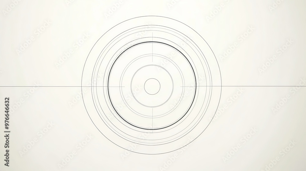 A black and white target on a white background. A black and white target on a white background.
