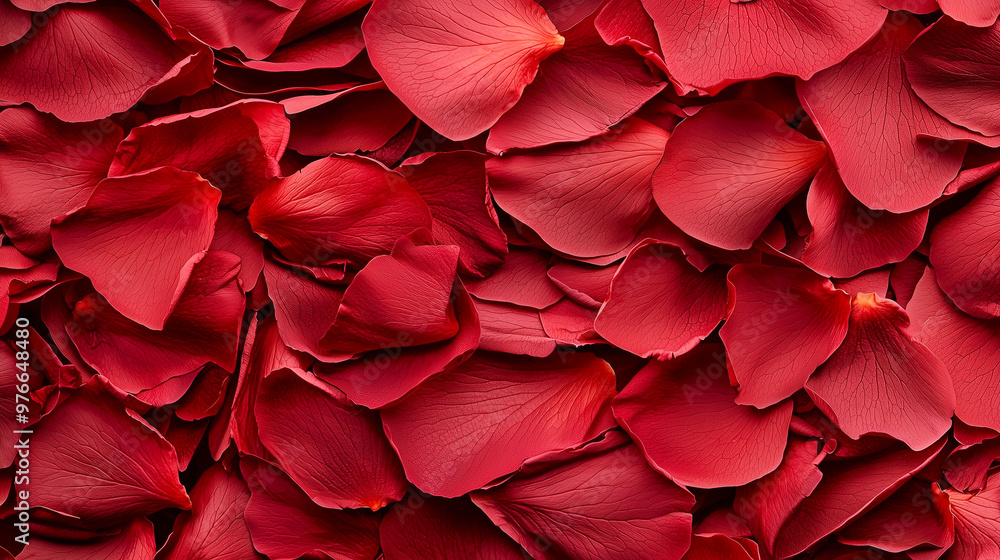 Deep Red Rose Petals for a Romantic Wallpaper Deep Red Rose Petals for a Romantic Wallpaper