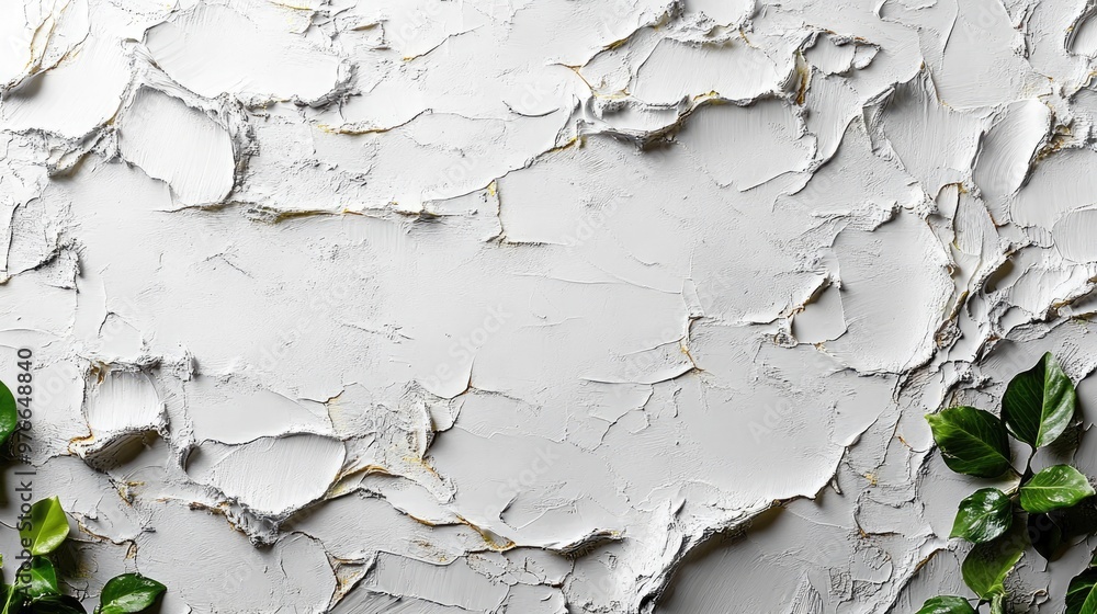 Obraz premium A Serene White Minimalist Background Featuring Subtle Texture Perfect for Design Projects and Presentations