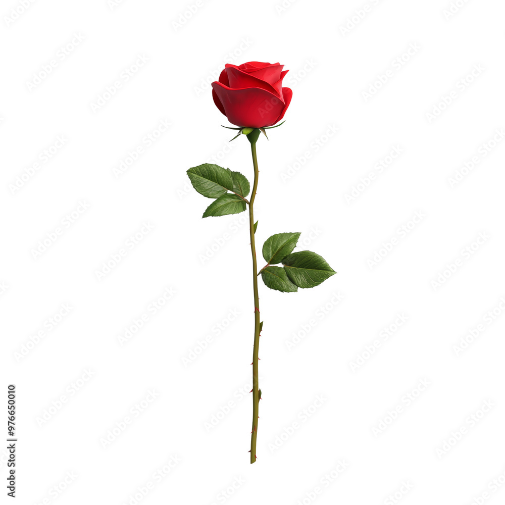Single red rose on a dark background, symbol of love and beauty Single red rose on a dark background, symbol of love and beauty