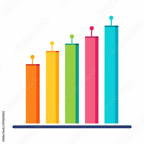 data visualization and infographics vectors, bar graphs, bar chart vectors, minimal horizontal