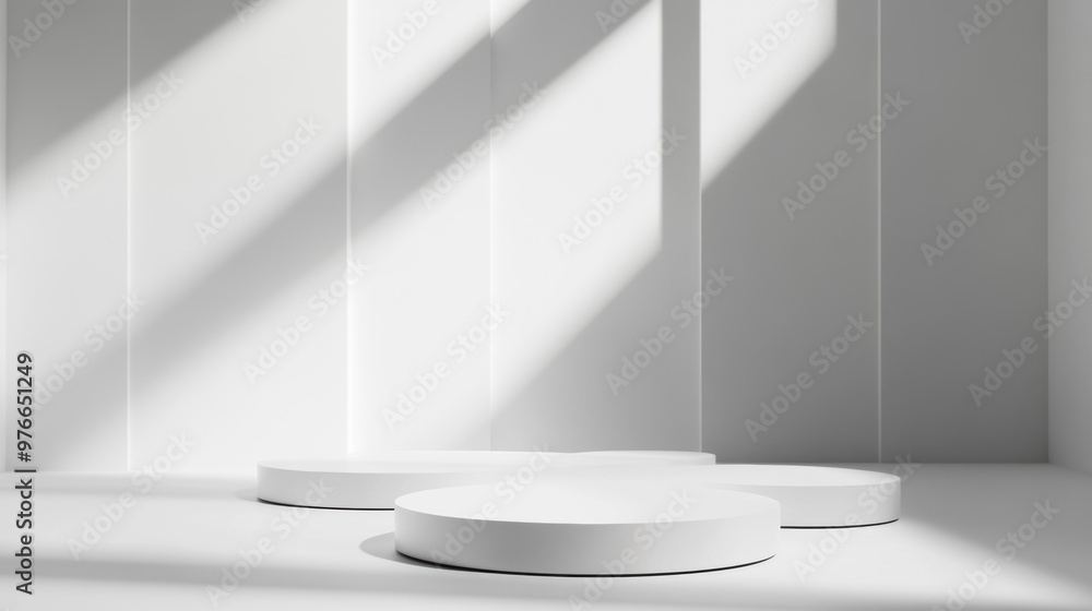 White Podium Minimal. White Podium Minimal.