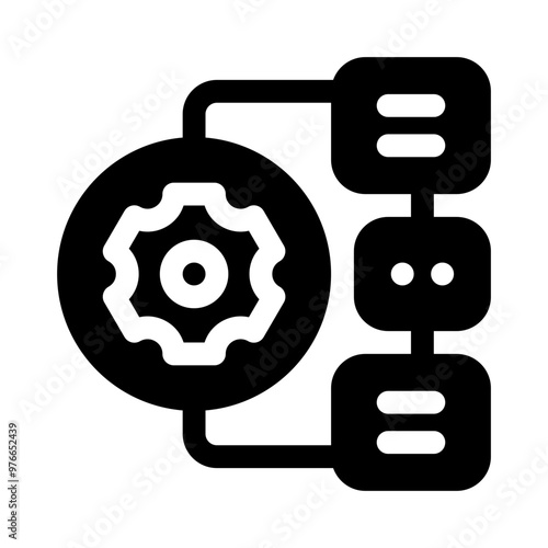 NLP glyph icon