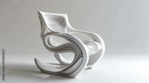 Elegant and clean furnishings in a sophisticated, high-end interior. AI generative photo