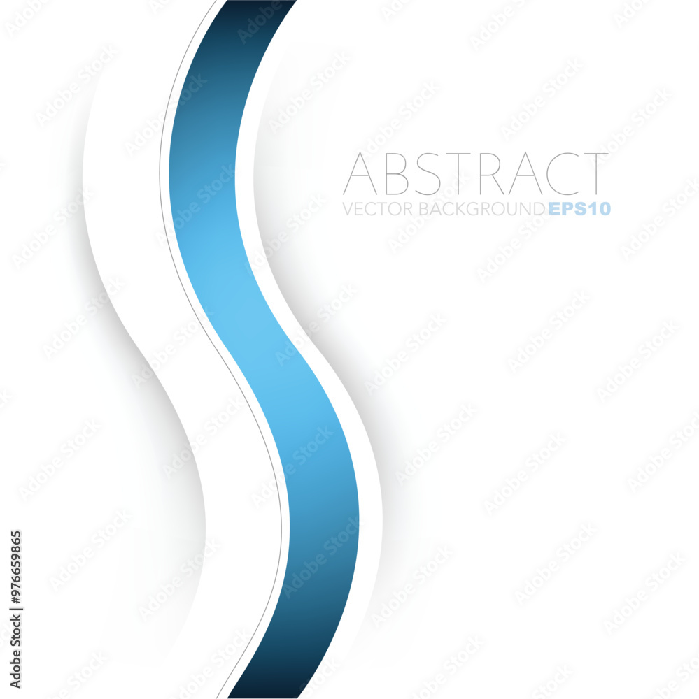 Obraz premium graphic vector curve line overlap background for text and message design 