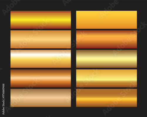 vector golden squares collection