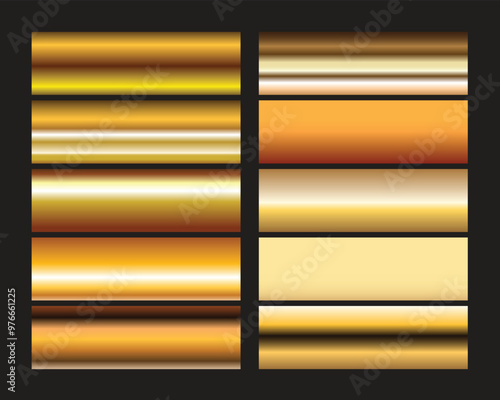 vector golden squares collection