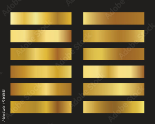 vector golden squares collection