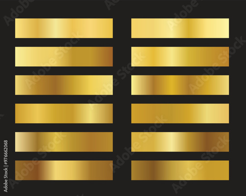 vector golden squares collection