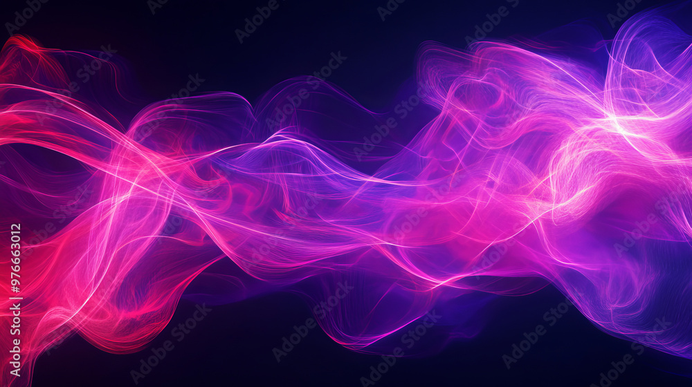 Stunning bright and colorful abstract texture featuring energetic, magical, and cosmic elements in purple and pink. Includes neon lines, stripes, waves, and flames with curves and twists. Stunning bright and colorful abstract texture featuring energetic, magical, and cosmic elements in purple and pink. Includes neon lines, stripes, waves, and flames with curves and twists.