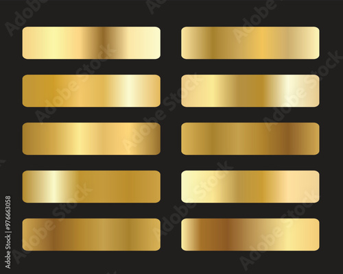 vector golden squares collection