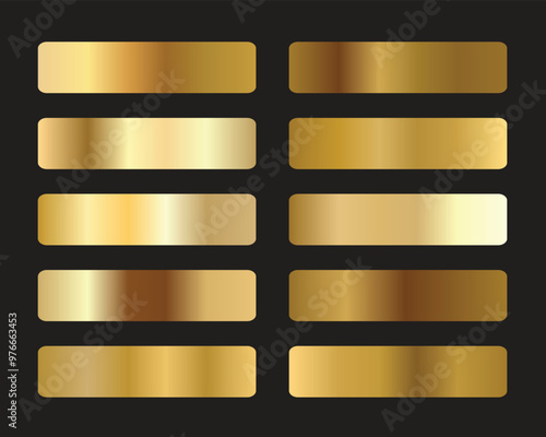 vector golden squares collection