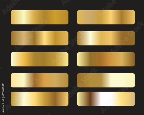 vector golden squares collection