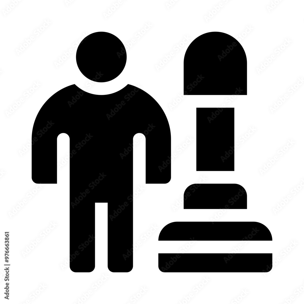 housekeeping glyph icon housekeeping glyph icon