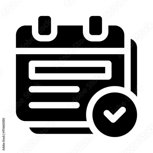 confirmation glyph icon