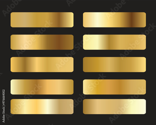 vector golden squares collection